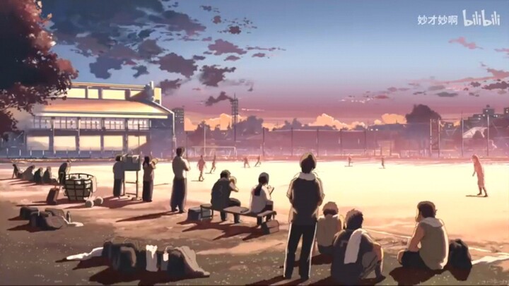 Beautiful scene in anime