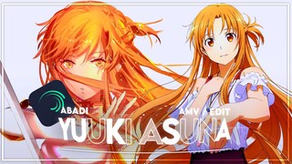 AMV Typography - Yuuki Asuna [ abadi ] | Alight Motion