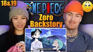"ZORO IS MY FAVORITE" | First Time Watching One Piece Anime! Ep 18-19