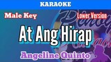 At Ang Hirap by Angeline Quinto (Karaoke : Male Key : Lower Version)