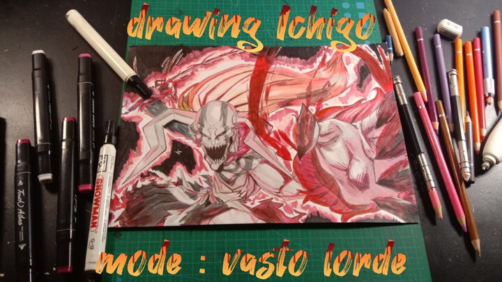 Drawing Ichigo || mode vasto lorde || #FAMTHR (SPEEDDRAW)