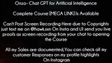 Onzo- Course Chat GPT for Artificial Intelligence download