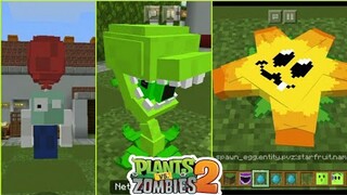 MCPE PvZ Map 1.7 | Snap-Pea & Starfruit Test