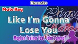 Like I'm Gonna Lose You by Meghan Trainor feat. John Legend (Karaoke : Male Key)