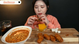 Mì cay HQ và gà mật ong phần 10 #mukbang