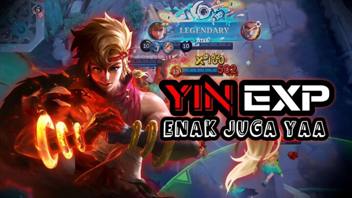 mencoba pakek yin di exp❗┃mlbb indonesia