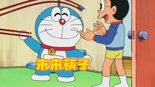 哆啦A梦：大雄纠正了错误的用筷握姿，和胖虎决战筷子大师