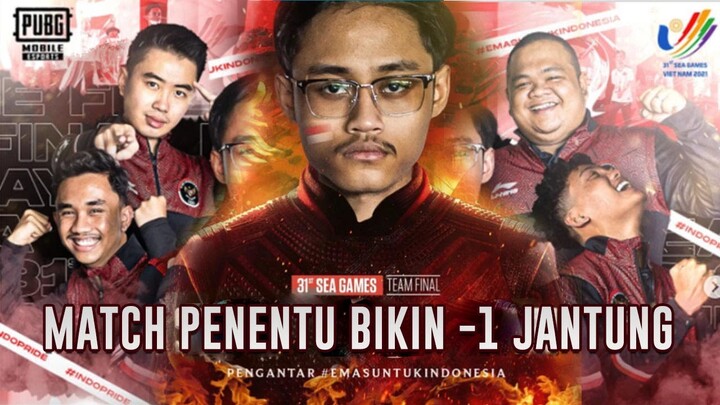 MATCH PENENTU‼️ -1 JANTUNG‼️PERJUANGAN TIMNAS INA2 RAIH EMAS DI FINAL PUBGM SEA GAMES 2022
