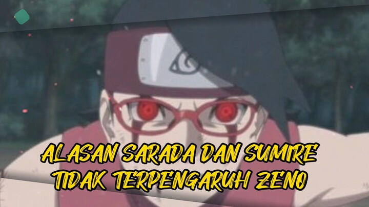 ALASAN SUMIRE DAN SARADA TIDAK TERPENGARUH ZENO EIDA | PEMBAHASAN MANGA BORUTO CHAPTER 25