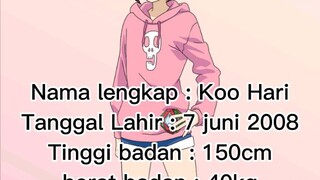 Kenalan yuk sama Koo Hari #biodataKooHari