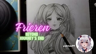 waifu BARU ?😍speed drawing FRIEREN "beyond journey's end"