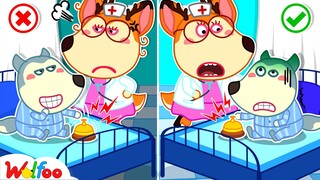 Wolfoo, Don't Call Doctor For Fun! Learn Rules of Conduct for Kids at Hospital @wolfoofamilyofficial