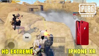 HD EXTREME😱 IPHONE XR TEST PUBG🔥 KARAKIN MAP❗ - PUBG MOBILE INDONESIA