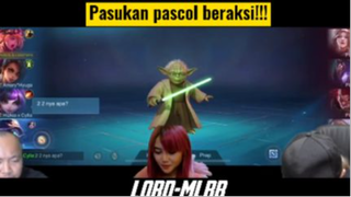 Pasukan pascol beraksi!!!