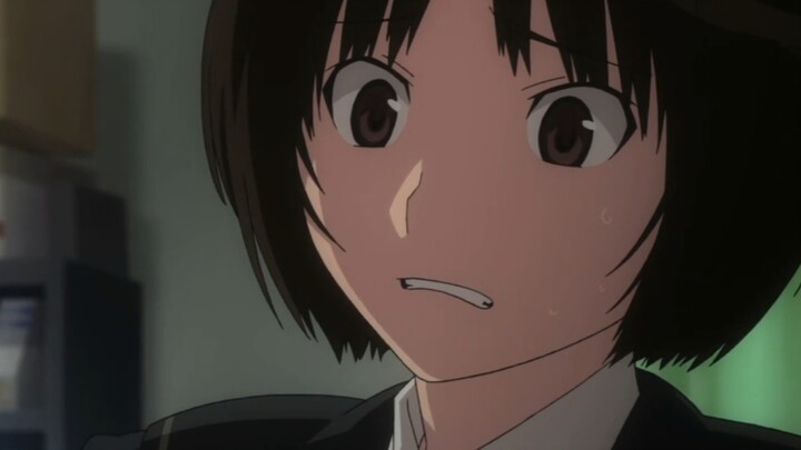 The younger sister wanted to go in but the older brother wouldn't let her