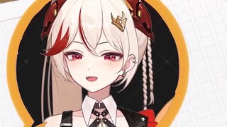 Why does the host's nose only have one dot? Let me ask you, are you two-dimensional or three-dimensi