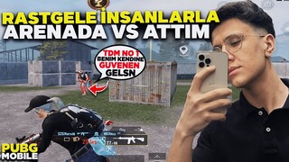 RASTGELE İNSANLARLA VS ATTIM! - PUBG MOBİLE