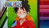 HOW TO COLORING Monkey D. Luffy One Piece [ワンピース]