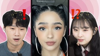 Koreans' Reaction to Watching Filipino TikToker Andrea Brillantes with 17M Followers