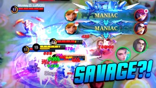 2X MANIAC + SAVAGE !? FANNY KILLING MACHINE | RANK GAMEPLAY | MLBB