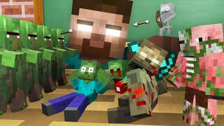 Monster School : ZOMBIE APOCALYPSE - Minecraft Animation