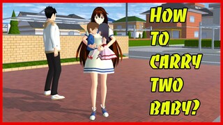 How to carry two baby? || SAKURA School Simulator