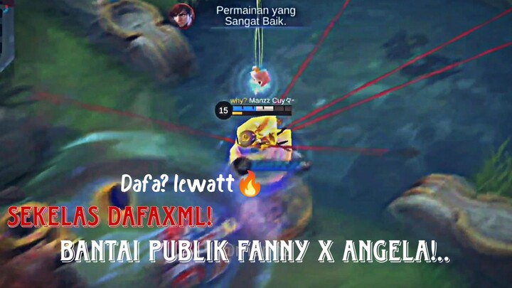 bantai bantai publik fanny x Angela 🔥