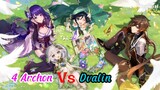 4 Archon Versus Dvalin (Genshin Impact)