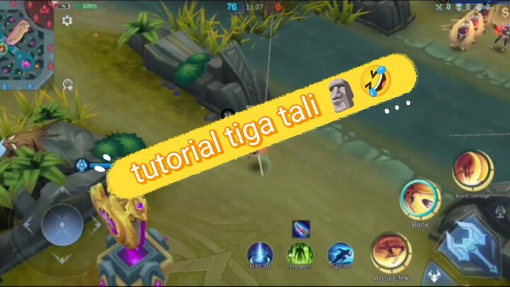 tutorial Fanny darat tips tiga tali 🗿