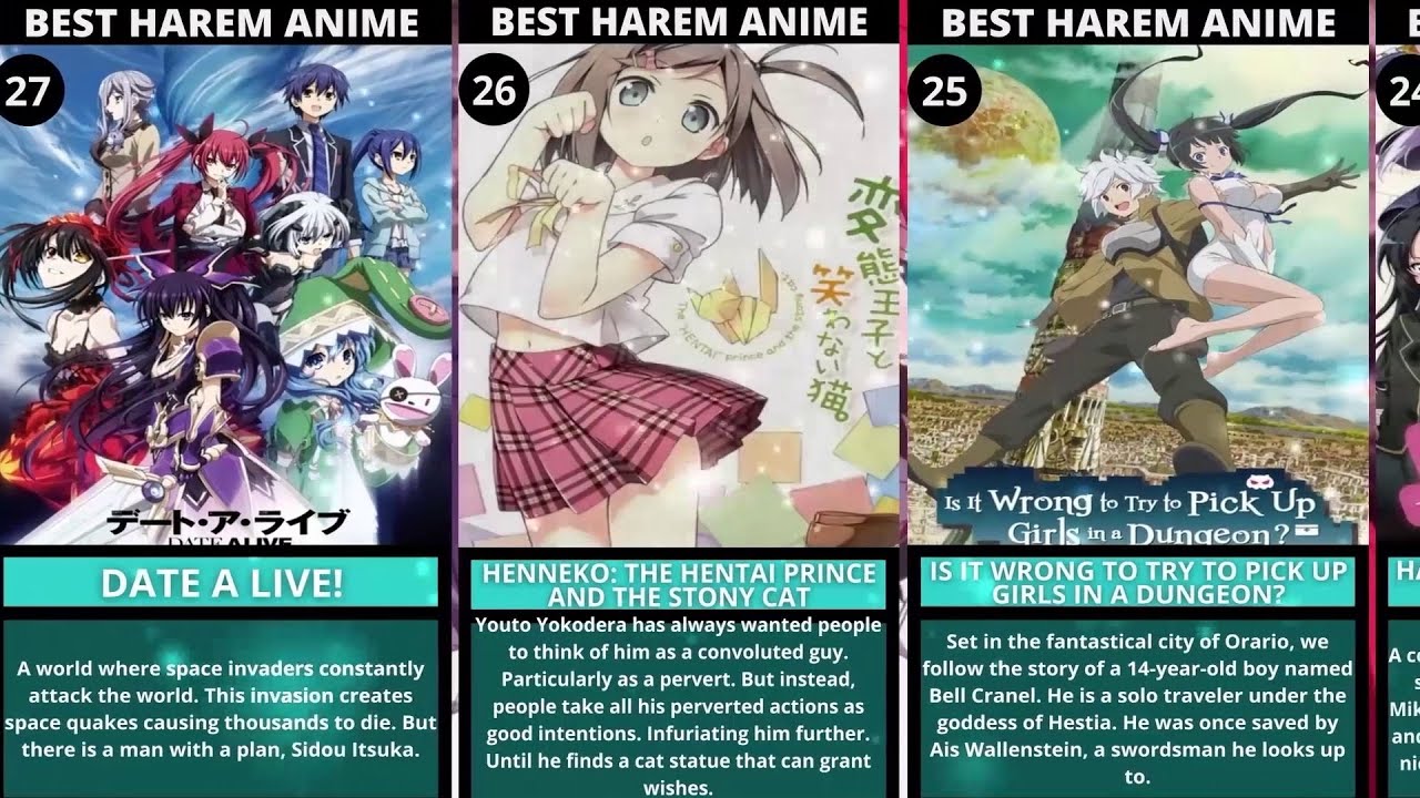 40 Best Harem Anime That You Should Definitely Watch  2022