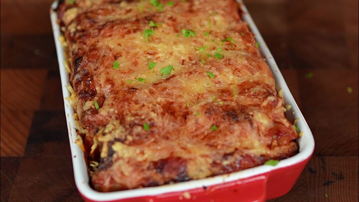 คุณชอบสูตรอาหารอิตาเลียนไหม? มักกะโรนีเนื้อกับชีส!