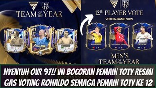 📌RESMI NIH!! INI DIA BOCORAN PEMAIN TOTY24 & VOTING RONALDO PEMAIN KE 12 TOTY 24 EA SPORT FC MOBILE