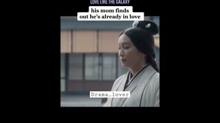 His mom finds he's already in love 😜#lovelikethegalaxy #shorts #zhaolusi #cdrama #wulei #trending