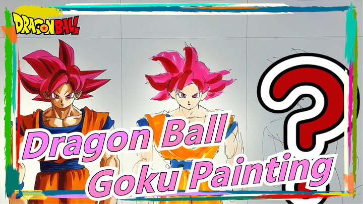 [Dragon Ball Z] Paint a Goku in 30mins, 3mins And 30s! / Quick Painting Challenge