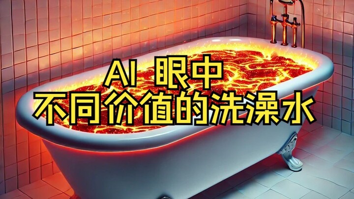 مياه الاستحمام كما تراها الذكاء الاصطناعي