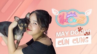 NANCIEZZ THỬ MAY ĐỒ CHO CÚN YÊU... SIÊU DỄ THƯƠNG | DIY Thử Thách Tuổi Teen