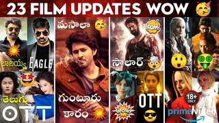 Salaar Trailer👍, Eagle, Guntur Kaaram 🥳, GOT Telugu 😃, Polimera 2, Indian 2, SSD, OTT: Telugu Movies