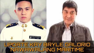 PINAKABAGONG UPDATE KAY BRYLE GALORIO NAWAWALANG MARITIME STUDENT