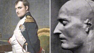 The real images of the death masks of historical celebrities completely preserve the real appearance