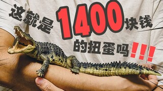 这就是万代1400块钱的扭蛋吗！可动也太香了！生物大图鉴 尼罗鳄【阿云模玩间】