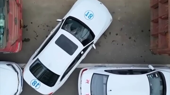 Even the driving school principal would be stumped by a reverse-out this tough!