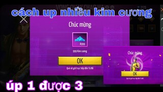 Free Fire| #234 cách up kim cương free từ garena khi quay gói trang phục dân chơi siêu chất