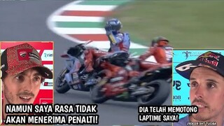 INSIDEN PECCO BAGNAIA & ALEX MARQUEZ! PECCO BAGNAIA KENA PENALTI BEGINI TANGGAPAN PECCO