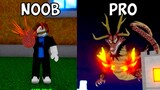Noob to Pro Using Reworked DRAGON Fruit in Roblox