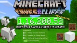 UPDATE! MCPE 1.16.200.52 BETA - XBOX | Goat + Snow Powder | First Fitur Caves & Cliffs Update!
