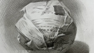 【رسم طبيعة جامدة】 كيف ترسم كُرَيَّات الورق هذه؟ من يستطيع رسمها بالتأكيد هو ماهر حقيقي!