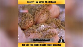 Bí quyết làm mì súp gà cực ngon, một bát giá 700k nhưng ai cũng tranh nhau để mua - Video triệu view