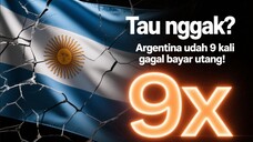 Kenapa Argentina sering gagal bayar? Inflasi gila & sepak bola jadi identitas bangsa!