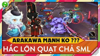 Onmyoji Arena | Lãnh Chúa Arakawa quá mỏng, bị Kuro Mujou Hắc Lớn quạt chả cho SML