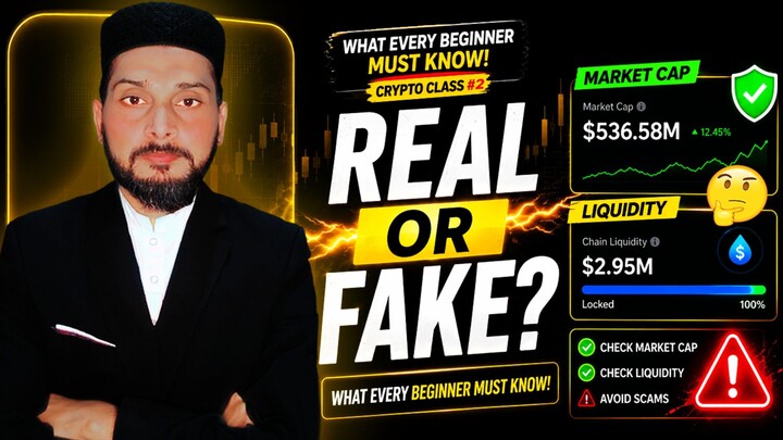 How to Find Alpha Coin In Crypto Market? | Real OR Fake Coin | Al Crypto Al Huda Class #2